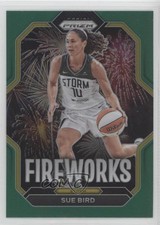 2023 Panini Prizm WNBA Fireworks Green Prizm Sue Bird #14 5cb