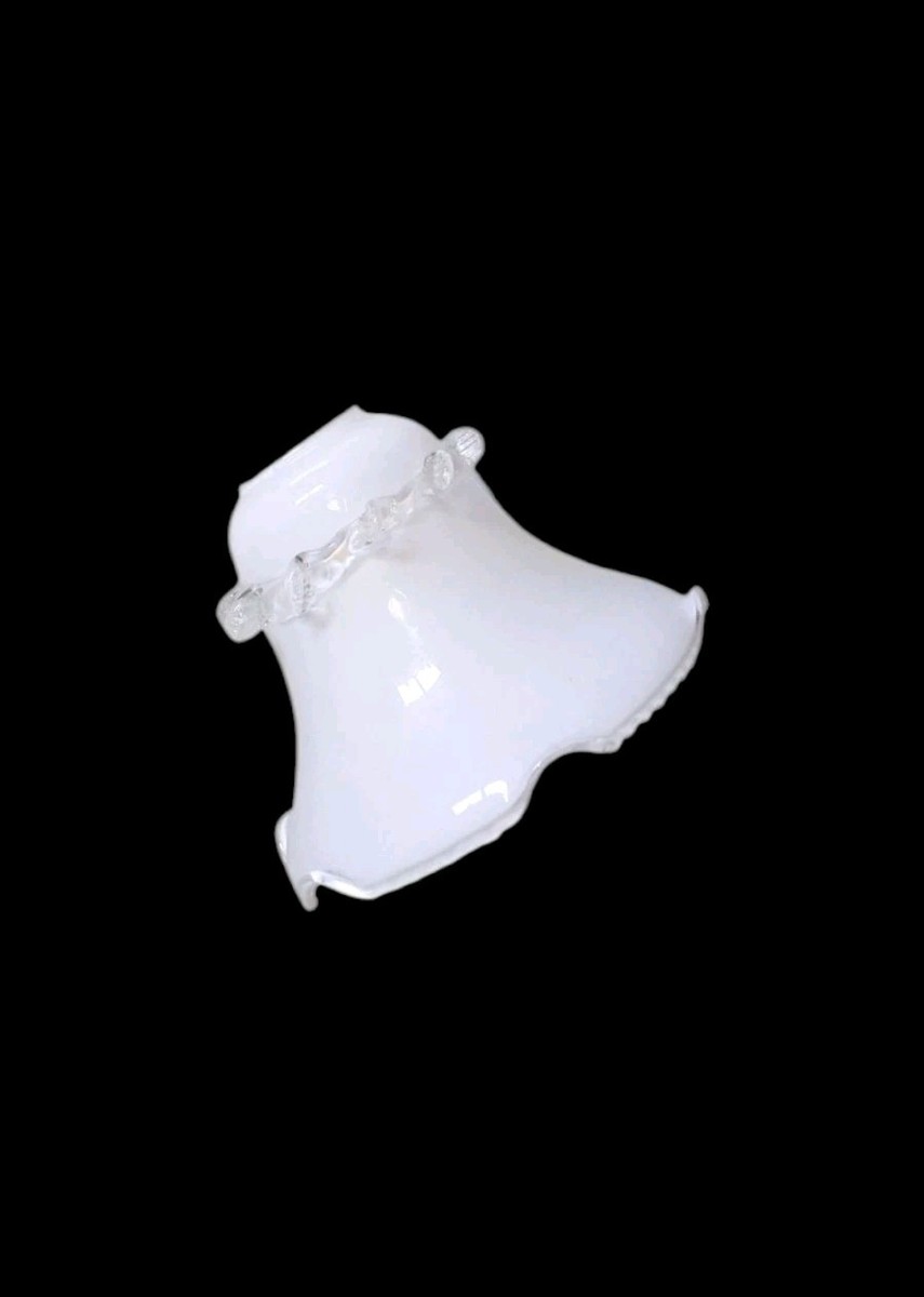 5 Paralumi Di Ricambio In Plastica Bianca IMIKEYA | Per Lampadari, Lampade Da Parete E Da Terra | 13,6x11x3,5 Cm
