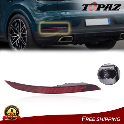 Right Rear Bumper Bar Reflector Light Lamp For Porsche Cayenne 2019-2023 2024 - 第 1/8 張圖片