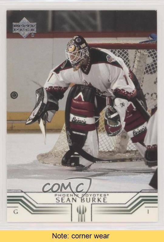 2001-02 Upper Deck Sean Burke #132 READ 7d2