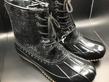 Womens Sugar Rain Boots New Size 9 Lace Up