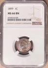 1899 NGC MS66 BN Indian Head Cent 1c