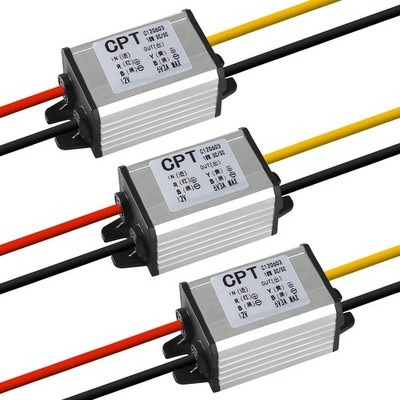 Diitao 3PCS Buck Converter 12V to 6V Power Car 