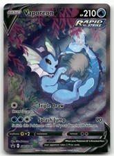 vaporeon v pokemon card value POKMON GAME s6a 075/069 SR Water / 210 / Basic Attack 1 Vaporeon V | Evolving Skies