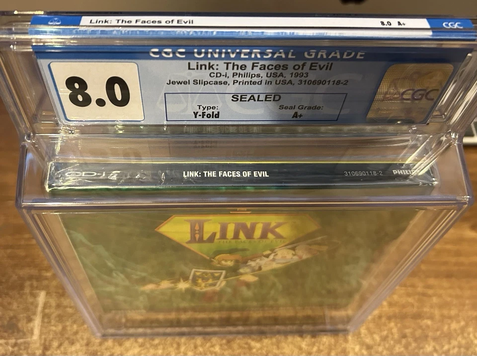PHILIPS CD-i LINK: THE FACES OF EVIL Game CIB New SEALED Zelda 1993 CGC 8.0/A+ - Image 3 of 4
