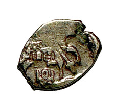 Silber Münzen 1 Tropfkopeken 1613-1645 Russland Michail Fjodorovich Romanov