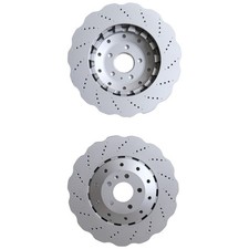 New 4G0615301AH Front Disc Brake Rotors Pair for Audi RS7 Models 2014-2018