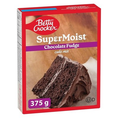 Betty Crocker Super Moist Cake mix Chocolate fudge 375g Kuchen Backmischung | US