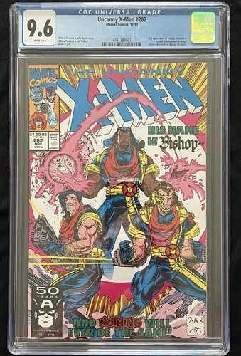 Uncanny X-Men #282 • CGC 9.6 White Pages 1991 1st Appearance of Bishop