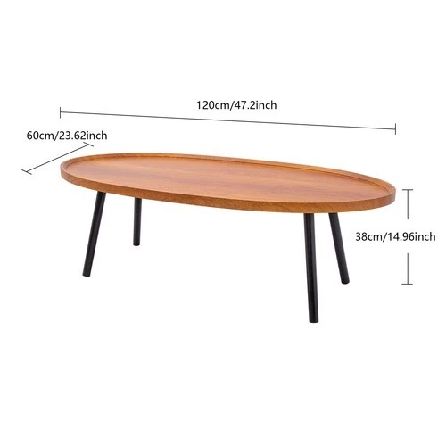 Mesa de Centro, Mesa Auxiliar, Mesa de Centro Moderna para Salón Recepción Foto 3 de 4