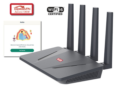 Guardian Router Aircove OEM AX1800 WiFi6 Express VPN Router