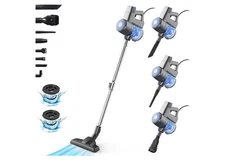 Corded Stick Vacuum 17KPa 600W Pet Hair Hardwood Tile Car Handheld Bagless