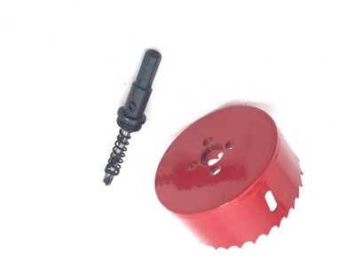 HSS Bi Metal Hole Saw 3 5/32 Inch 80mm Cutting Tool with Pilot Drill Bit