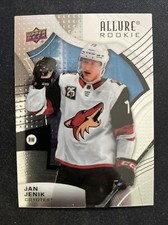 21-22 UD Allure Hockey Rookie 140 Jan Jenik