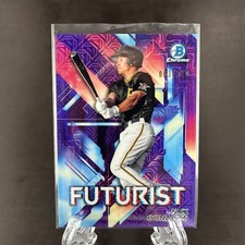 2021 Bowman Chrome Insert NICK GONZALES Futurist Purple Refractor #FUT-NG /250