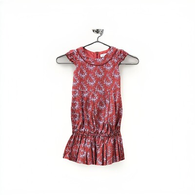 NEIGE Red & Purple Liberty Print Dress ~ Sz 3T 3 | eBay