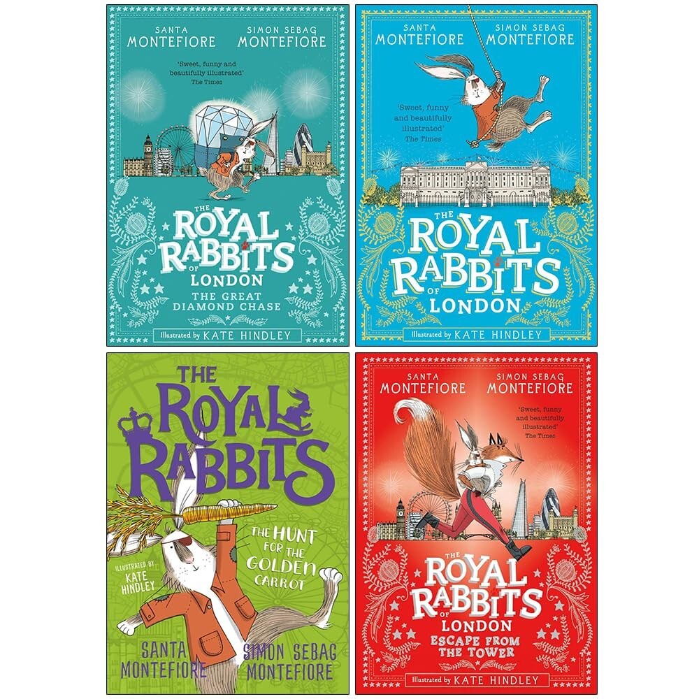 The Royal Rabbits Series 4 Books Collection Set by Santa, Simon Sebag Montefiore