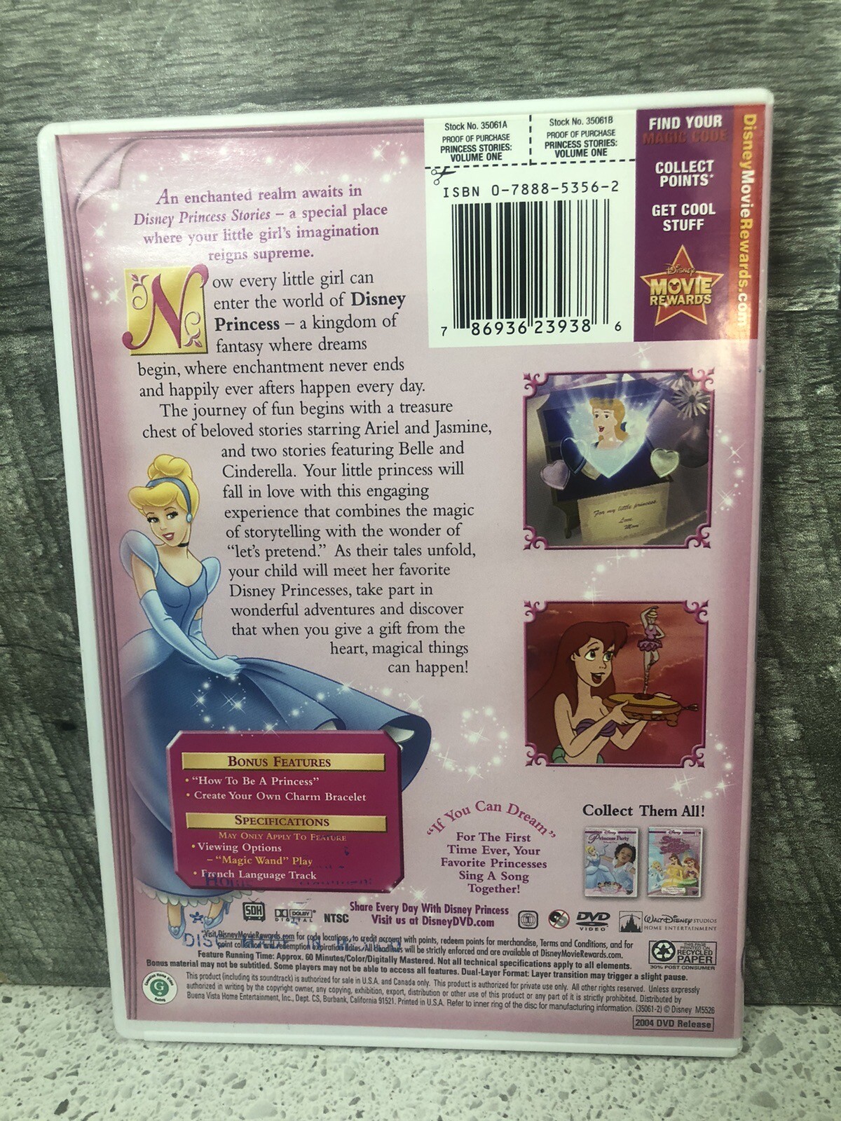 Disney Princess Stories, Vol. 1 - A Gift DVD | eBay