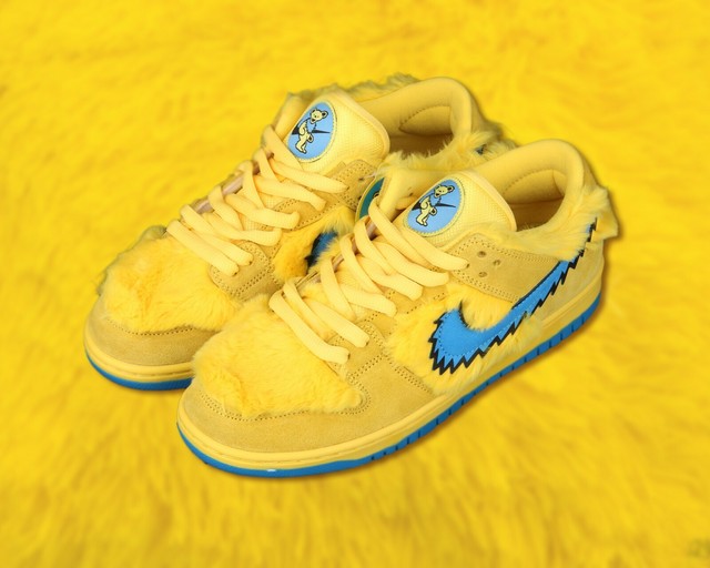 NIB 2008 Nike NYX Dunk Low Shoes Sz 11 Birch Citron Charcoal 330938-231 | eBay