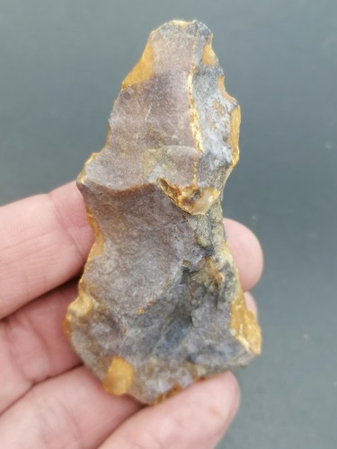 Neandertaler Mittelpaläolithikum Frankreich früher mausterischer Schaber / Klinge bifazial - Bild 8 von 15