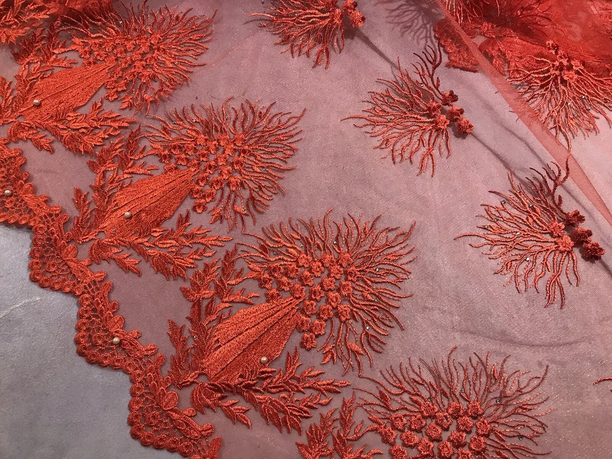Rhinestone lace fabric deals