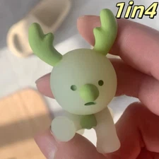 Smiski Series 1 - Christmas elk Smiski - Authentic Designer Luminous doll