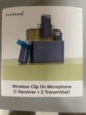 ZealSound V7Pro Wireless Lavalier Microphone System Omnidirectional Sound
