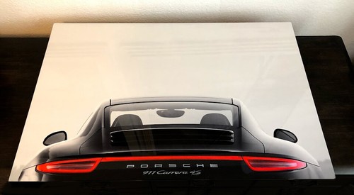 "Porsche Crest : Imprimerie Métal-Galerie Toile-FujiFilm Affiche Photo LRG 40" x 30" - Photo 26 sur 50