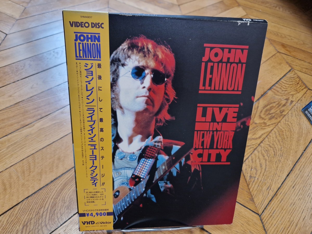 John Lennon: Live in New York City (1972) VHD No Laserdisc NTSC 