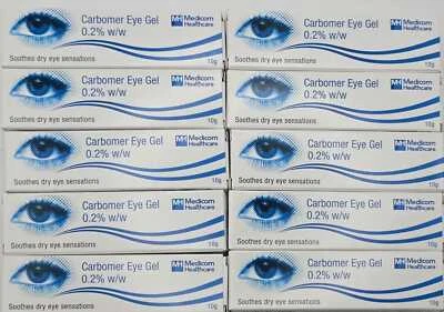 Carbomer Eye GEL 10g Medicom 10 Packs