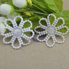 5PC Hollow Out Applique Lace Patch Floral Embroidered for Clothes Curtain Sewing
