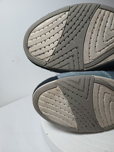 Scarpe da tennis Geox Respira casual comode blu grigio pelle uomo taglia 42 US 8,5๐ - Foto 14 di 18