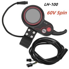 LH-100 60V 5Pin Electric Scooter Finger Throttle Accelerator Speedometer Control