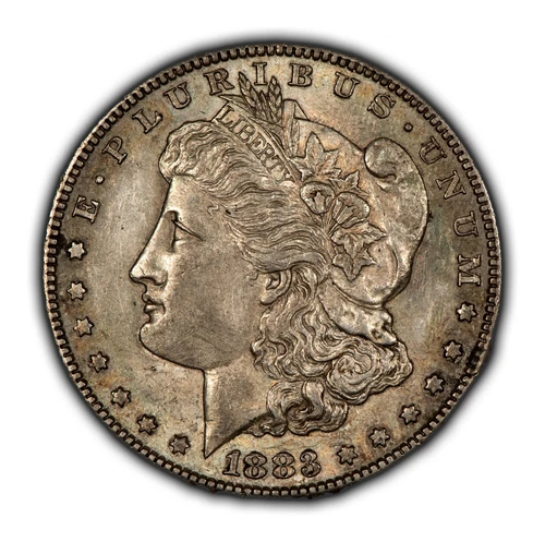1883-S $1 Morgan Silver Dollar - Luster - Original AU Key Date - VIDEO - D5684