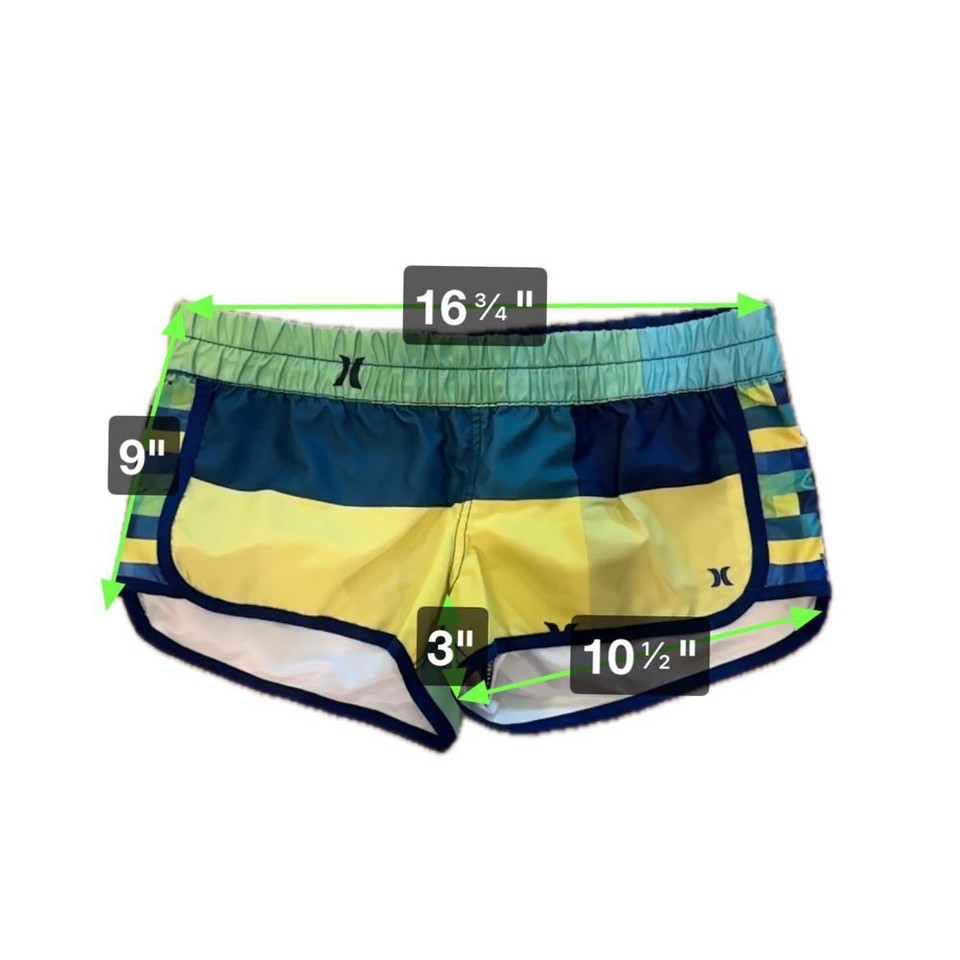 Women's Shorts Hurley Color Block Athletic 2" Hurley Low Rise Running