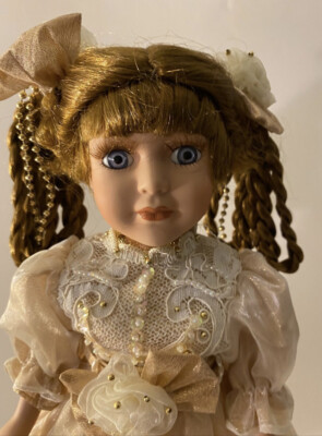 Collectors Choice Genuine Fine Bisque Porcelain Doll - No box