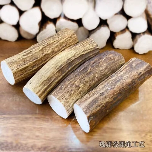 Rollo de cuchillo con asta de alce 250G mango escalas de corte materiales - Imagen 3 de 3