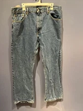 Levi's Men's 38x30 517 Bootcut Blue Jeans Zip Fly 100% Cotton