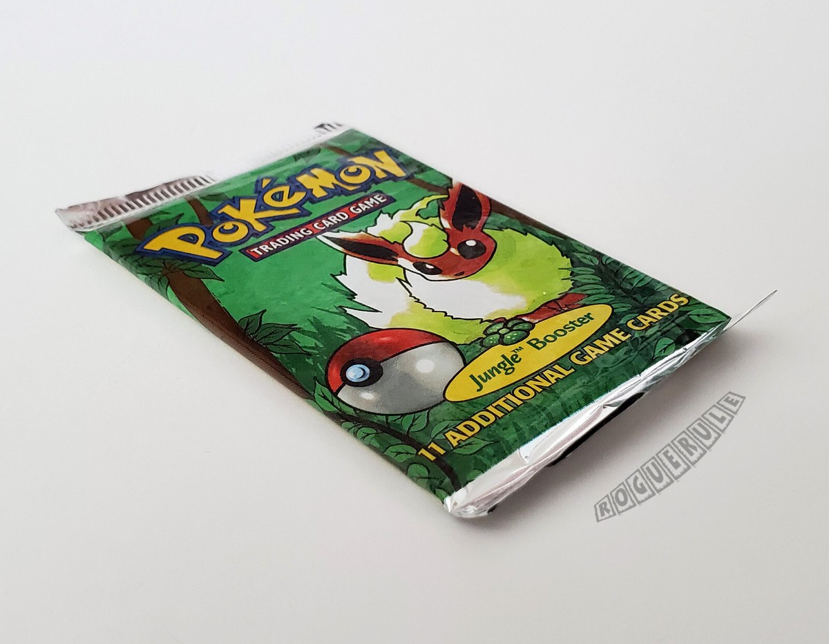 1 Pokemon Jungle Booster Pack - Rare 2000- Flareon -UNWEIGHED- Factory  Sealed! | eBay