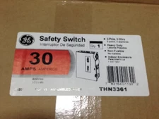 THN3361 GE NON-FUSIBLE HEAVY DUTY SAFETY SWITCHES 120WR0007666