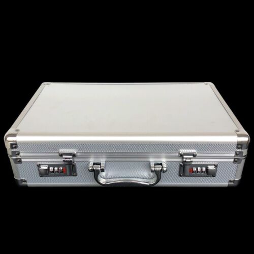 Aluminum Frame Storage Box Case with Lock for 50 PCGS NGC Coin Holders Slabs - Picture 4 of 4