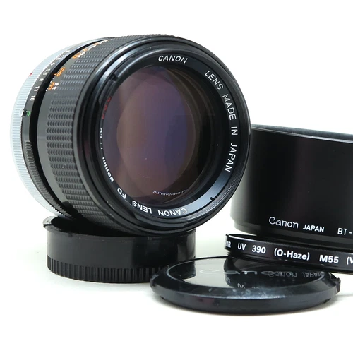 Canon FD f/1.8 85mm S.S.C. - Hood BT-55 - Excellent vintage condition