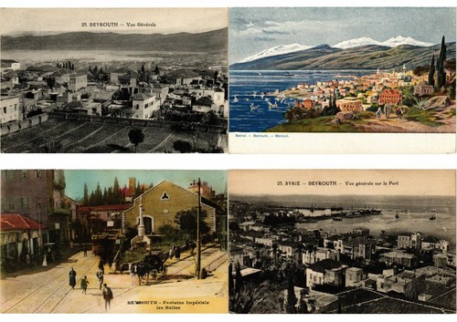 BEYROUTH LEBANON 44 Vintage Postcards pre-1940 (L2639) - Afbeelding 11 van 11