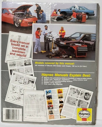 Nuevo, Manual de reparación automotriz Haynes, Mazda 626, todos los modelos, 1979 a 1982 - Imagen 3 de 5
