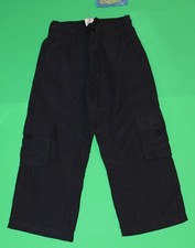 4 NWT Gymboree AHOY MATEY Black Lined Cargo Athletic PANTS Boys