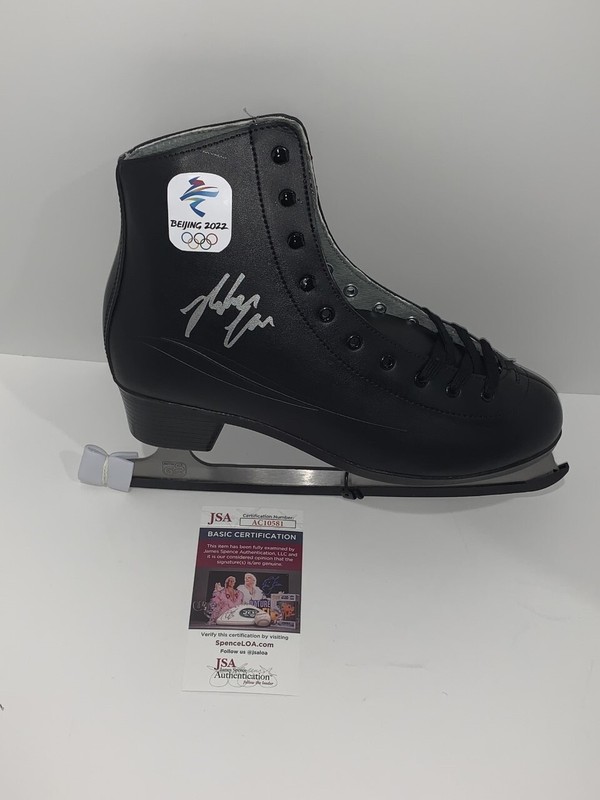 NATHAN CHEN SIGNED MENS FIGURE SKATE BEIJING 2022 OLYMPICS JSA COA
