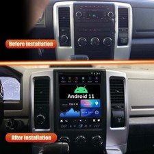 For Dodge Ram 1500 2500 3500 2008-2012 Android 13.0 Tesla Screen Gps Navi Stereo