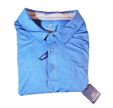 George Men's Stretch Polo Short Sleeve Shirt Royal Blue Size 2XL 50-52 
