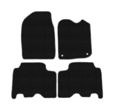 Tailored For Toyota Yaris Verso 1999-2006 Premium Black Car Floor Mats 4pc Set