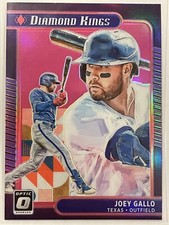 2021 Panini Donruss Optic Joey Gallo Diamond Kings Pink Prizm #15 Baseball